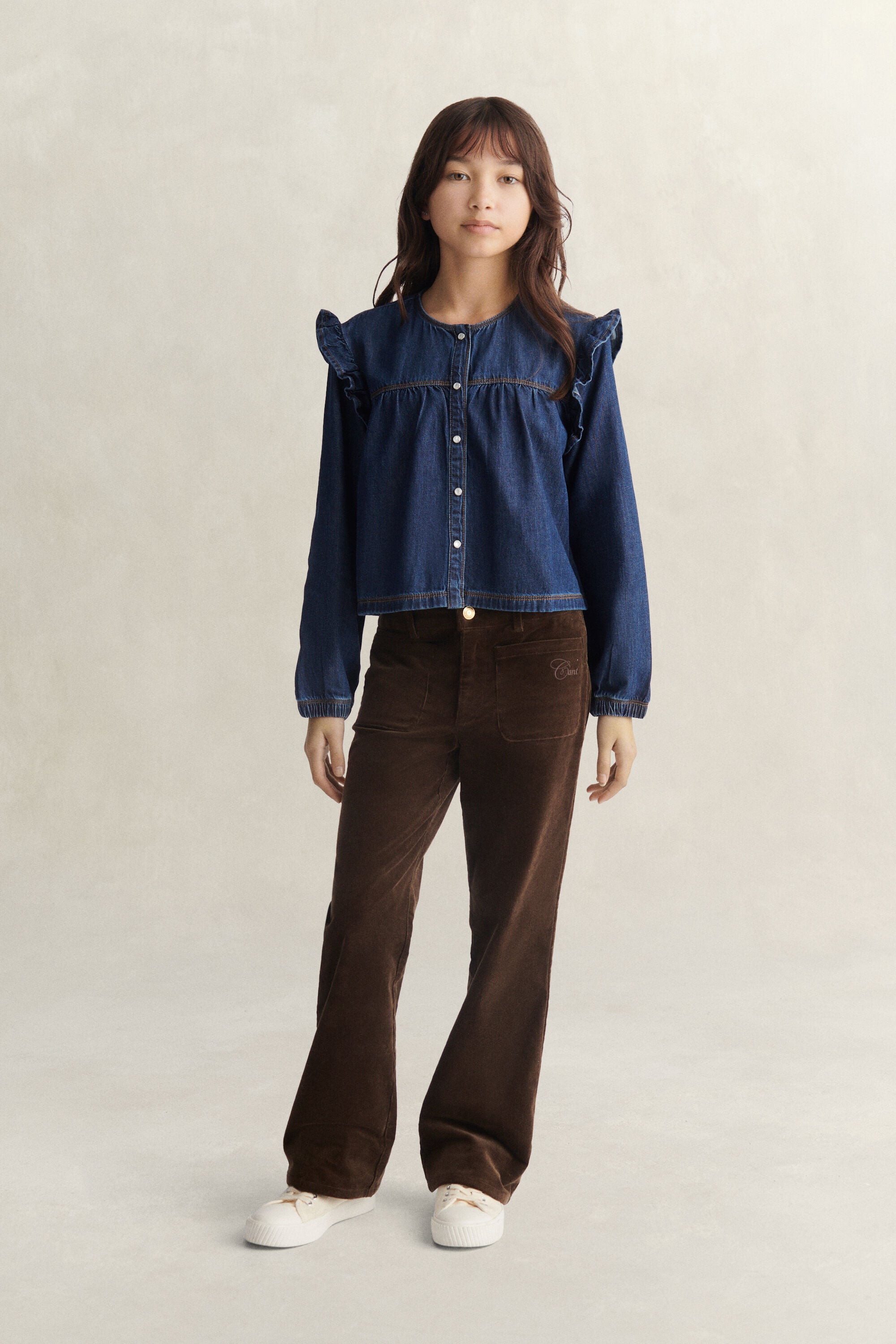 Teen Girls Jeansbluse