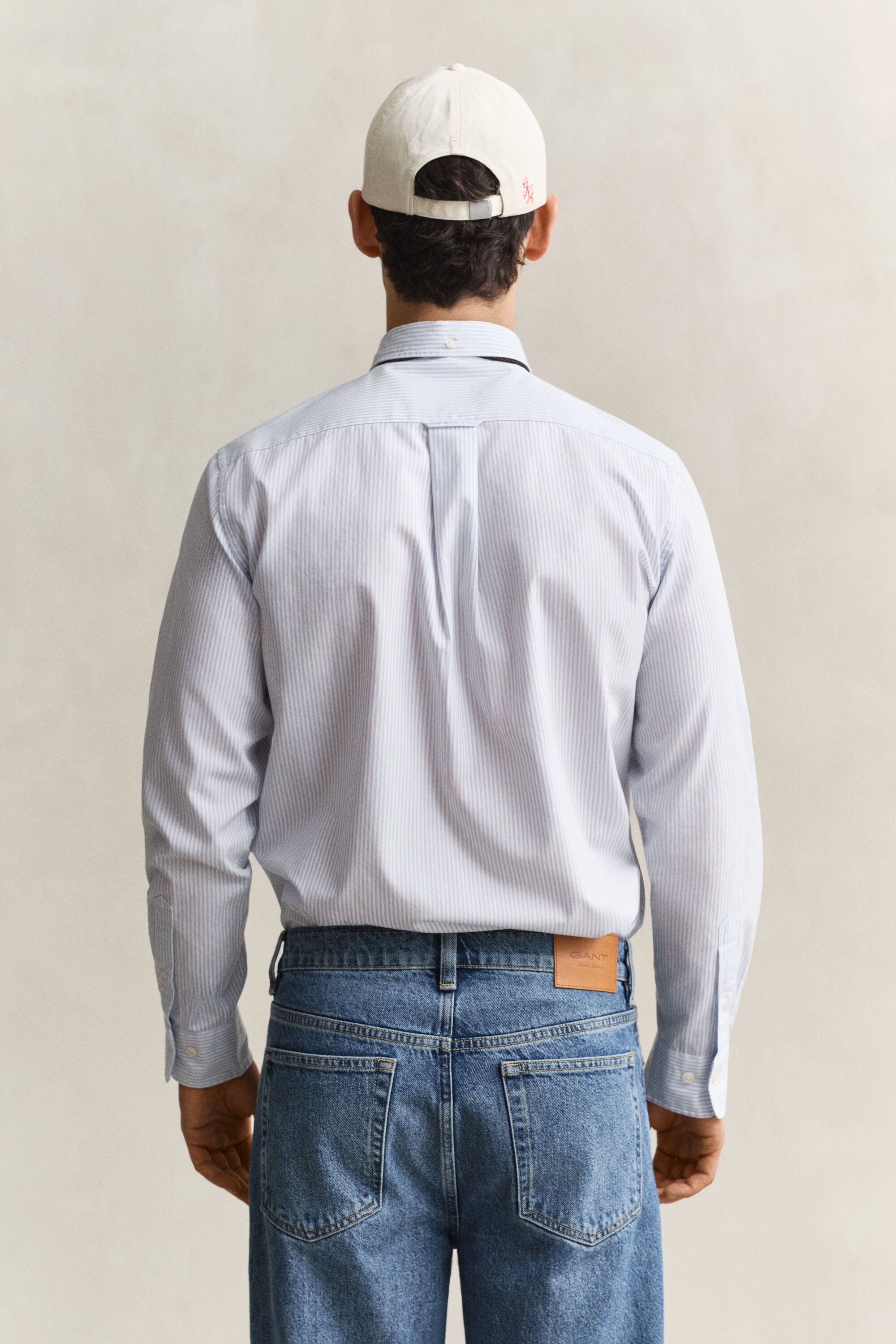 Banker Stripe Classic Popeline Hemd