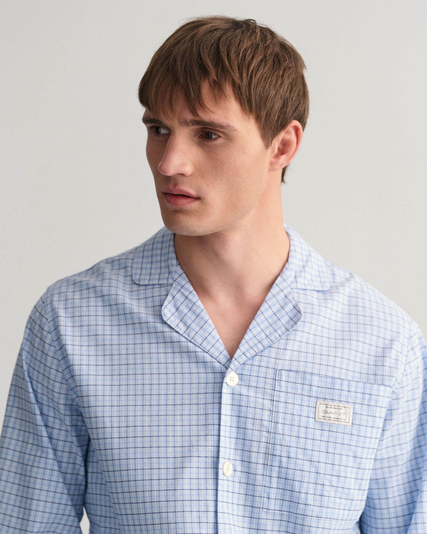 Pyjama mit Karomuster