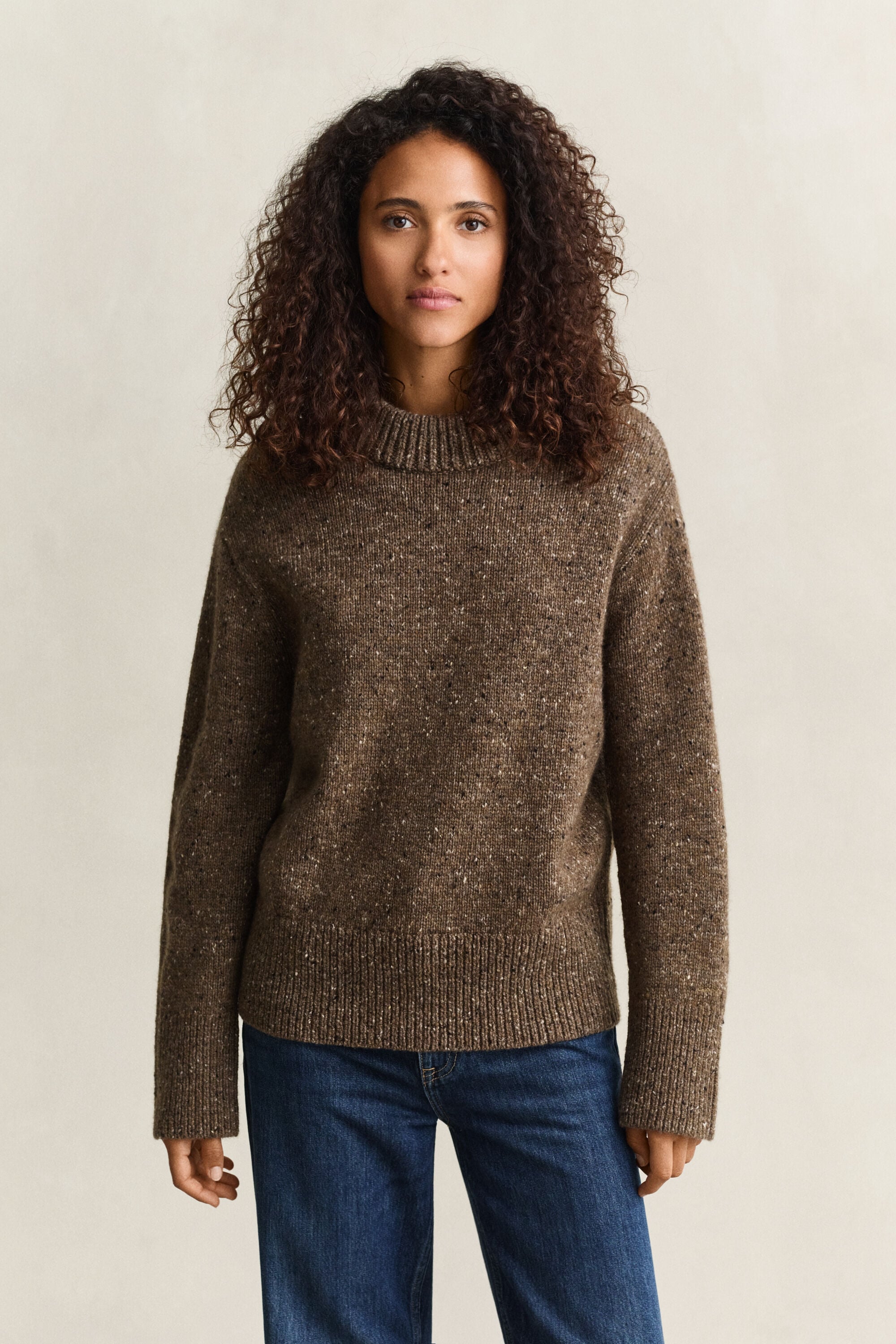 Pullover aus Wollmix mit Noppenstruktur