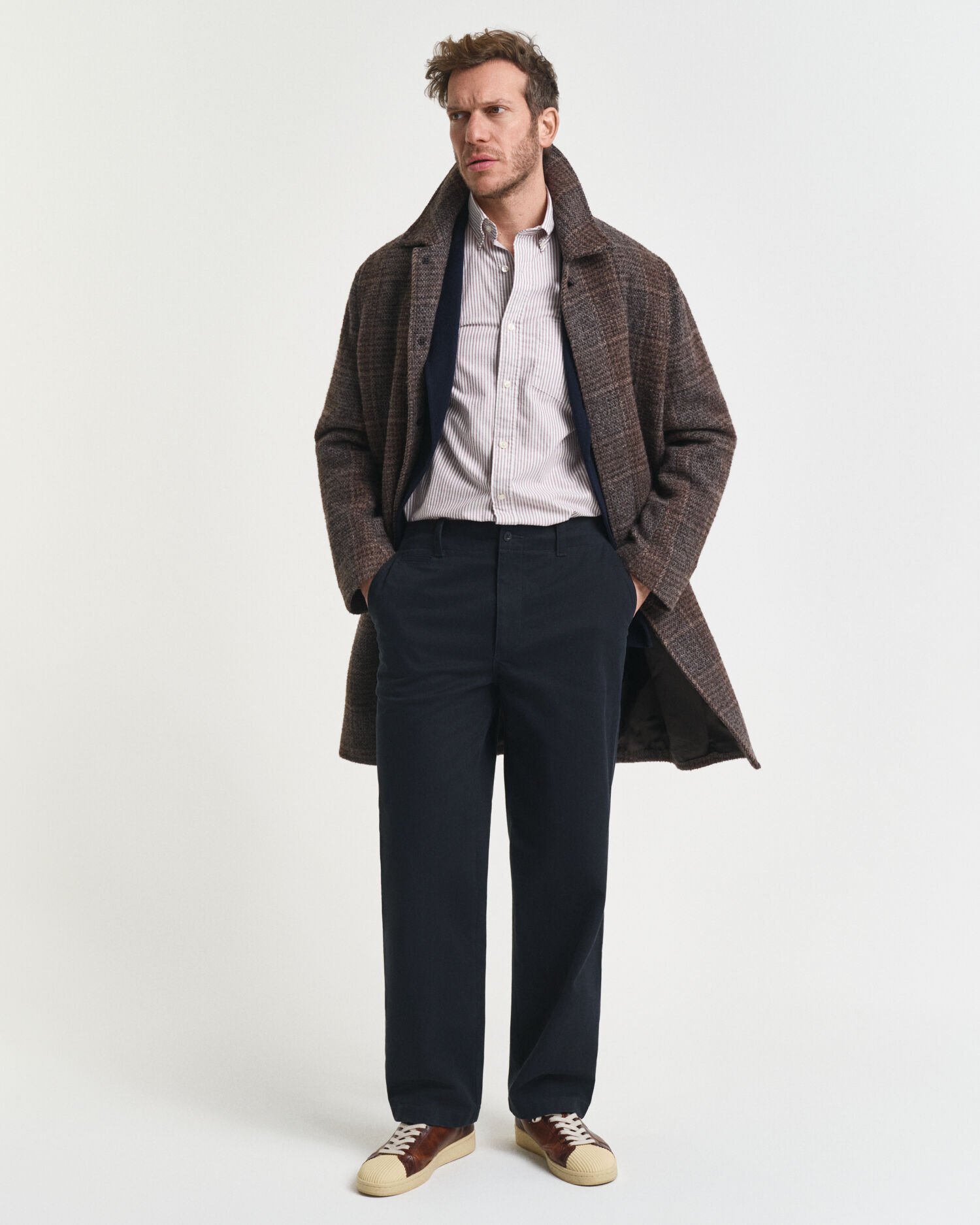 Banker Stripe Classic Oxford-Hemd