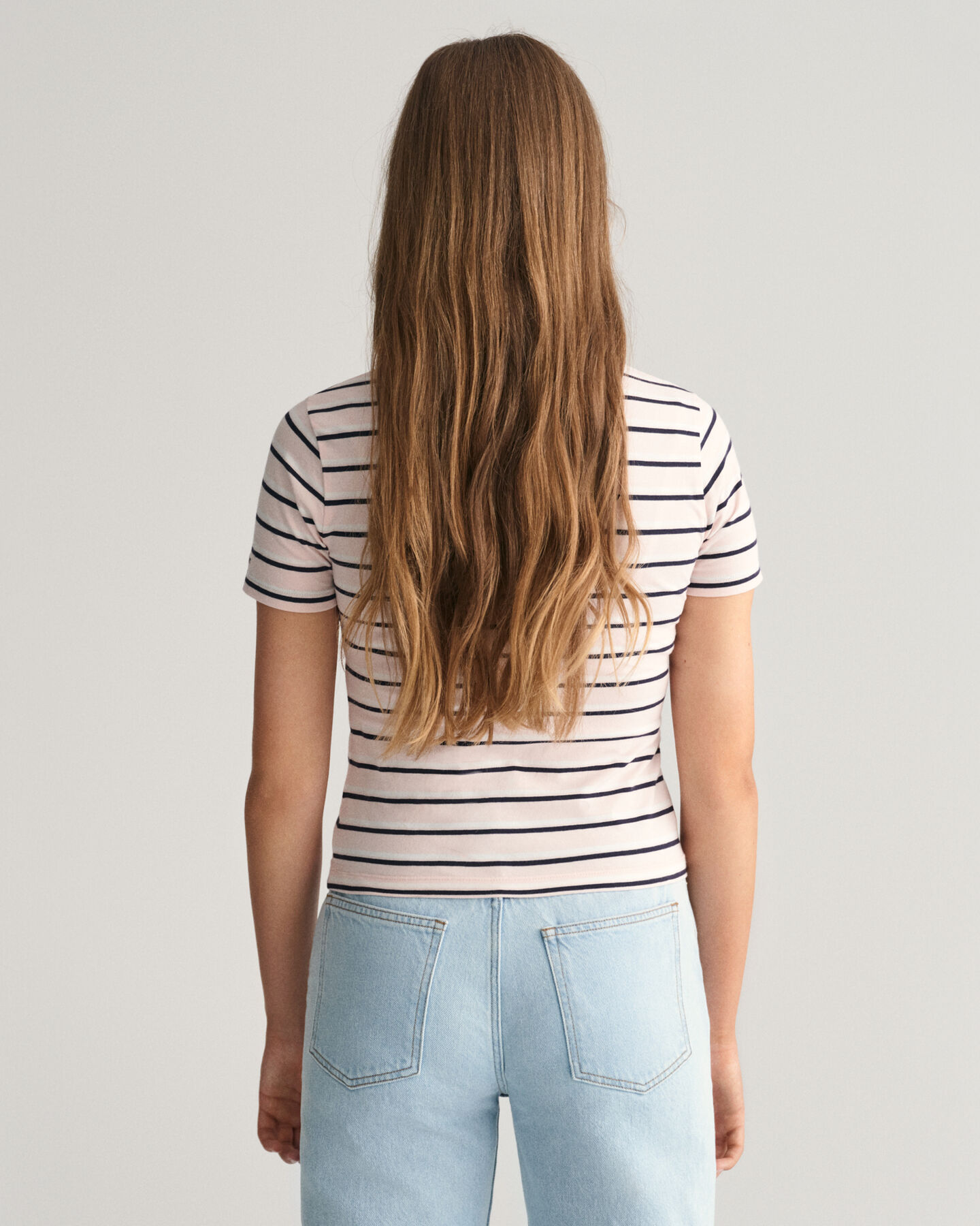 Teens Girls T-Shirt mit Streifen