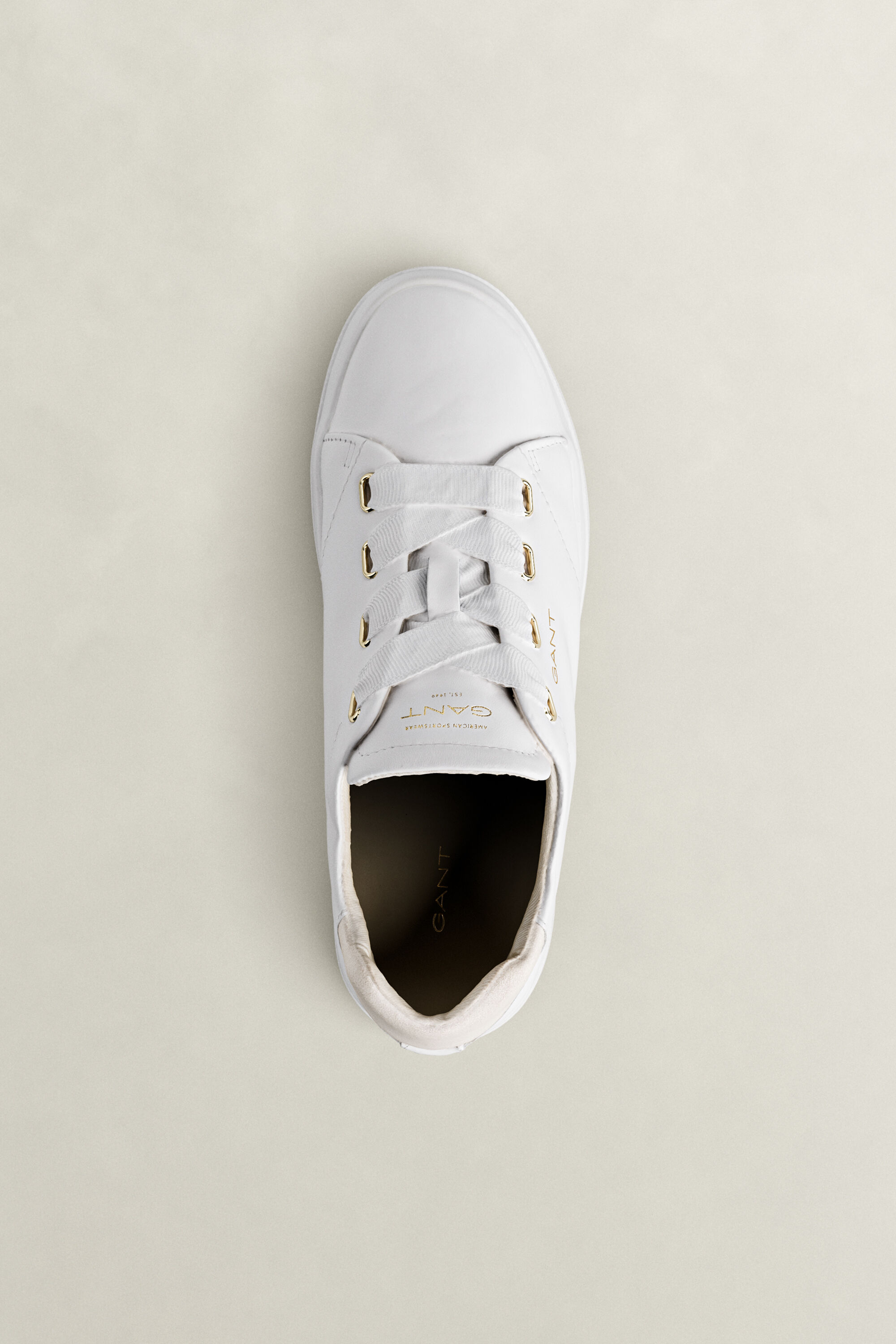 Avona Sneaker aus Leder — WHITE