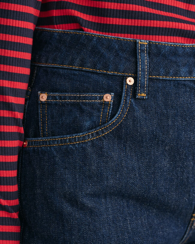 Rigid Jeans mit geradem Bein