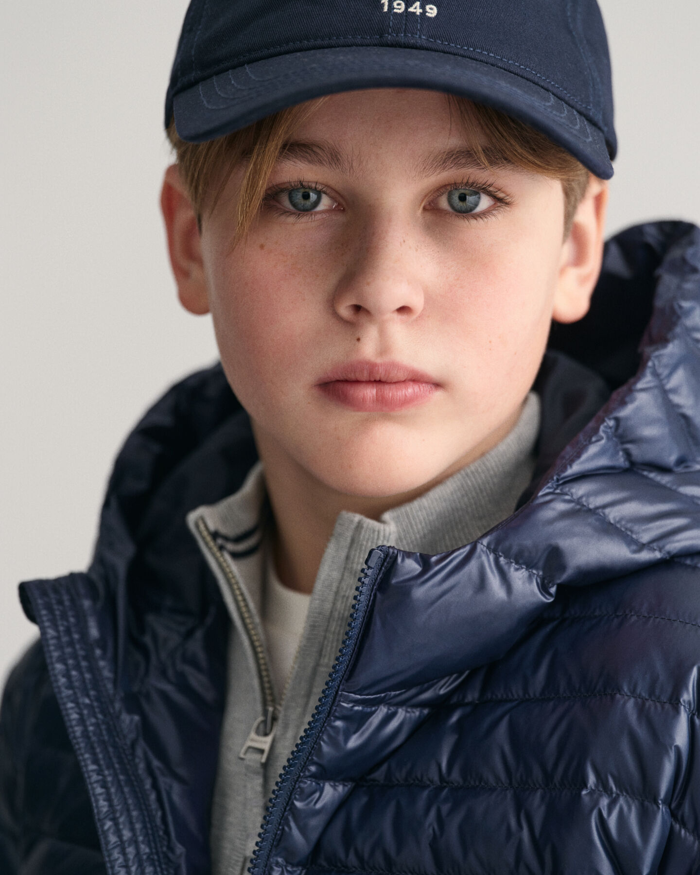 Teens Shiny Leichte Daunensteppjacke