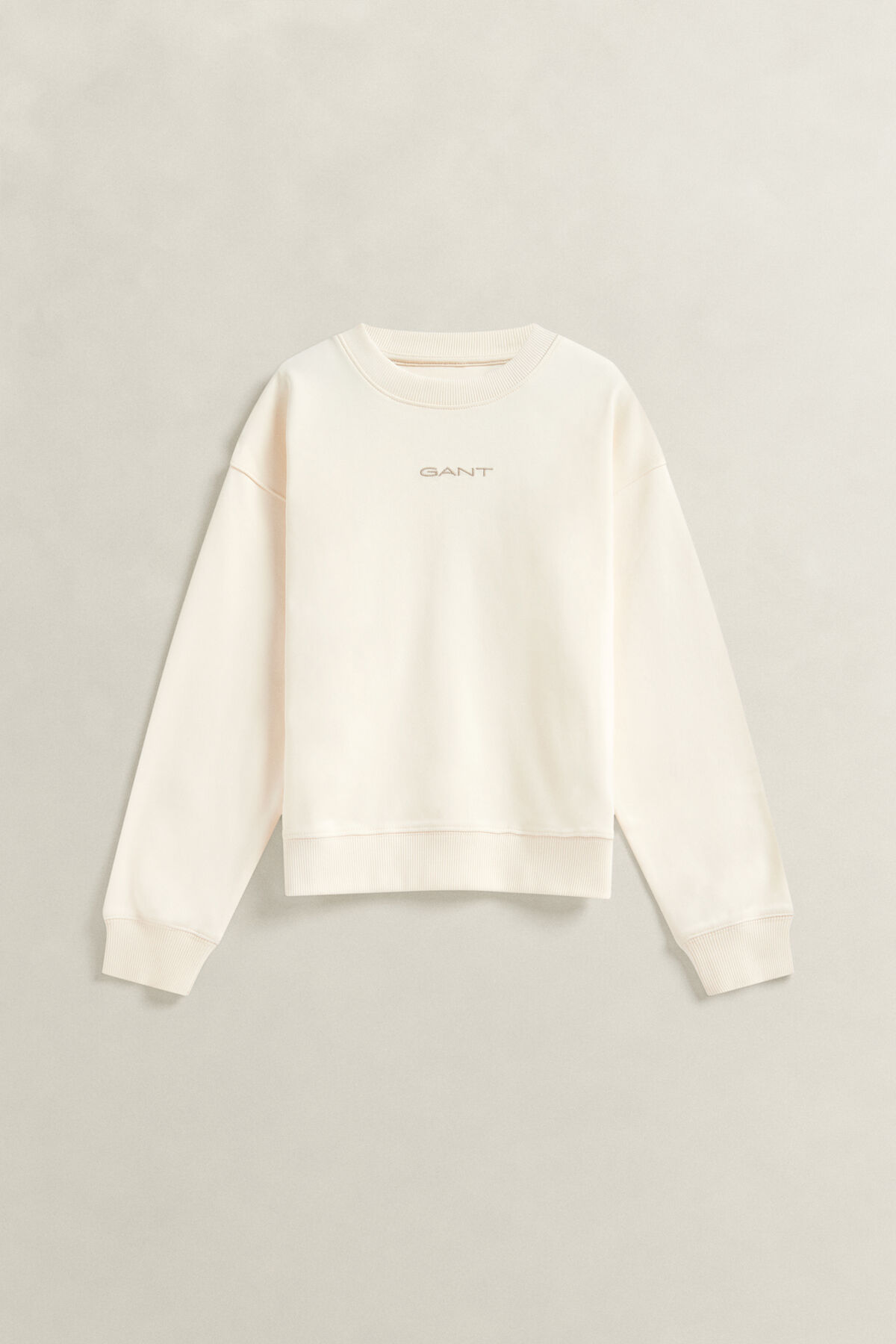 Teen Girls Oversized Sweatshirt — CREAM