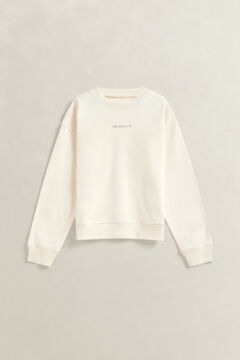 Teen Girls Oversized Sweatshirt — CREAM 2