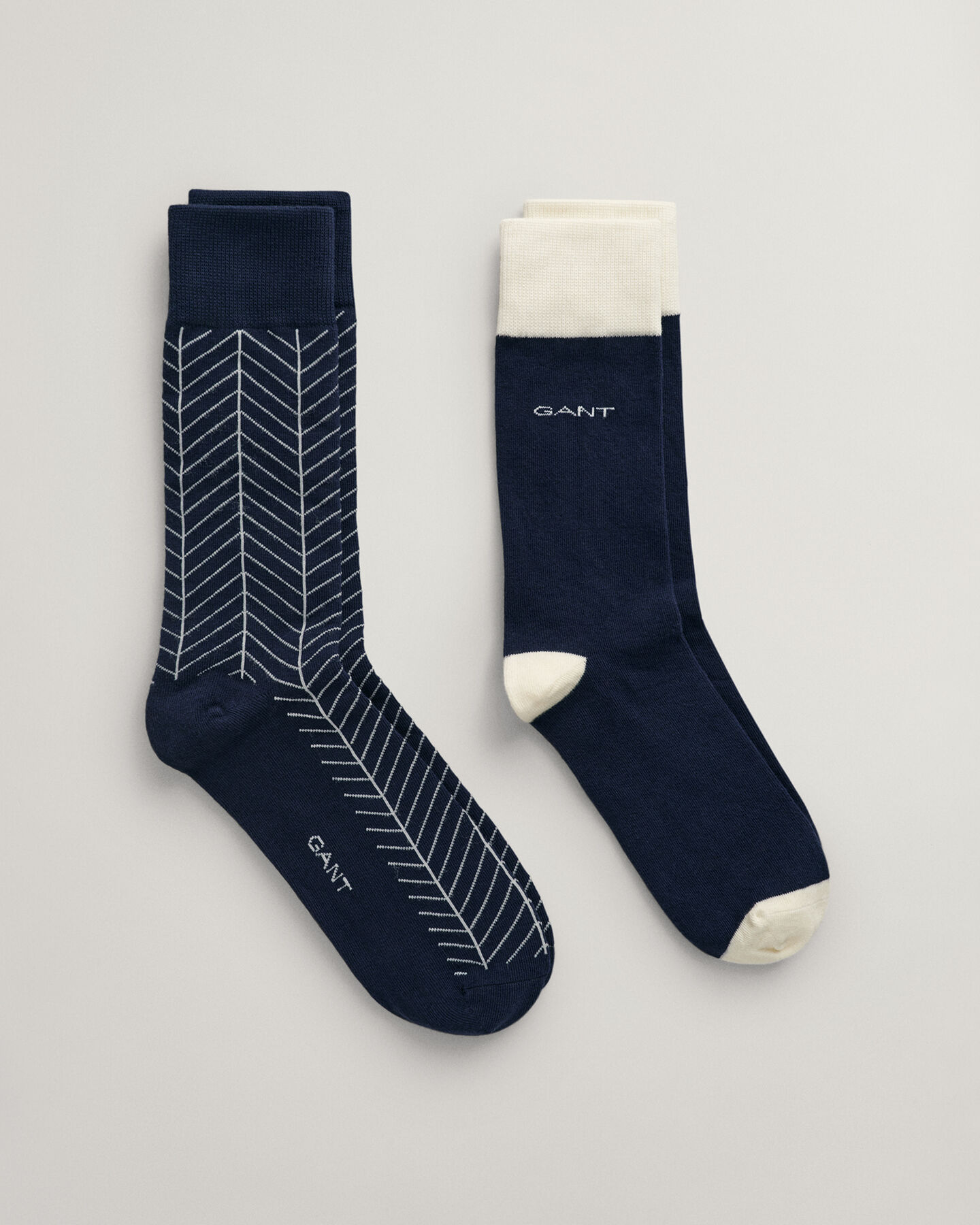 2er-Pack Socken mit Fischgrätmuster