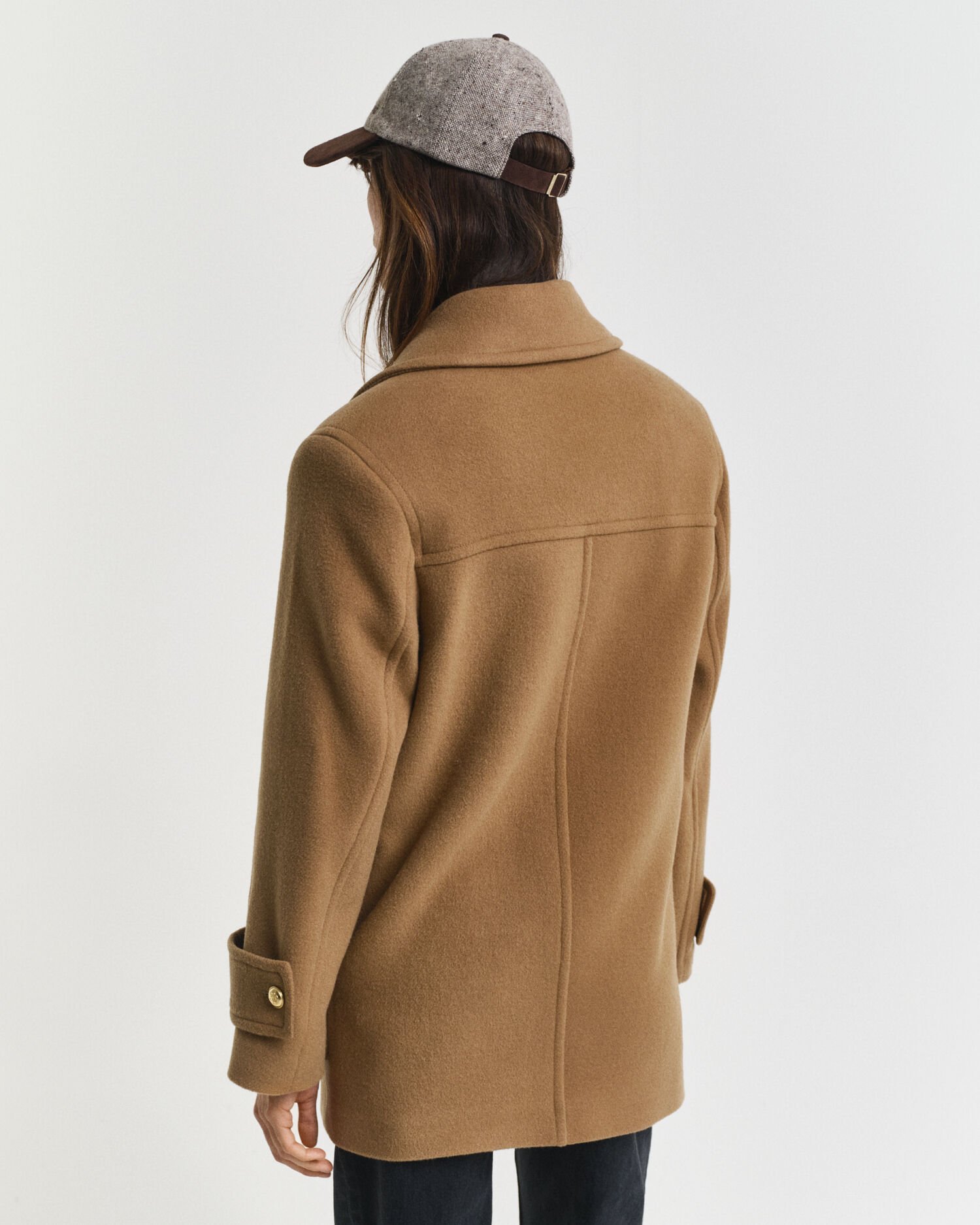 Mittellanger Caban aus Wolle