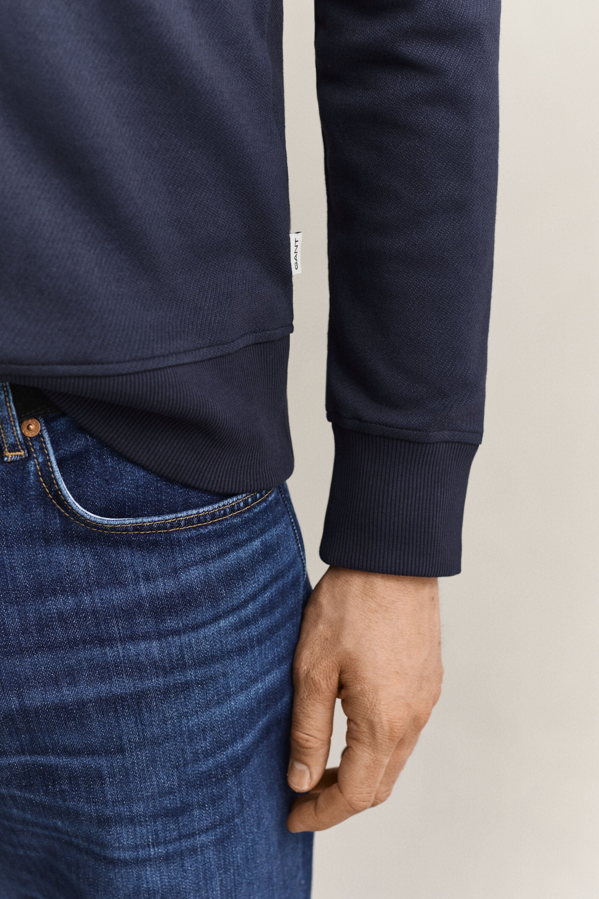 Sweatshirt mit halblangem Reißverschluss