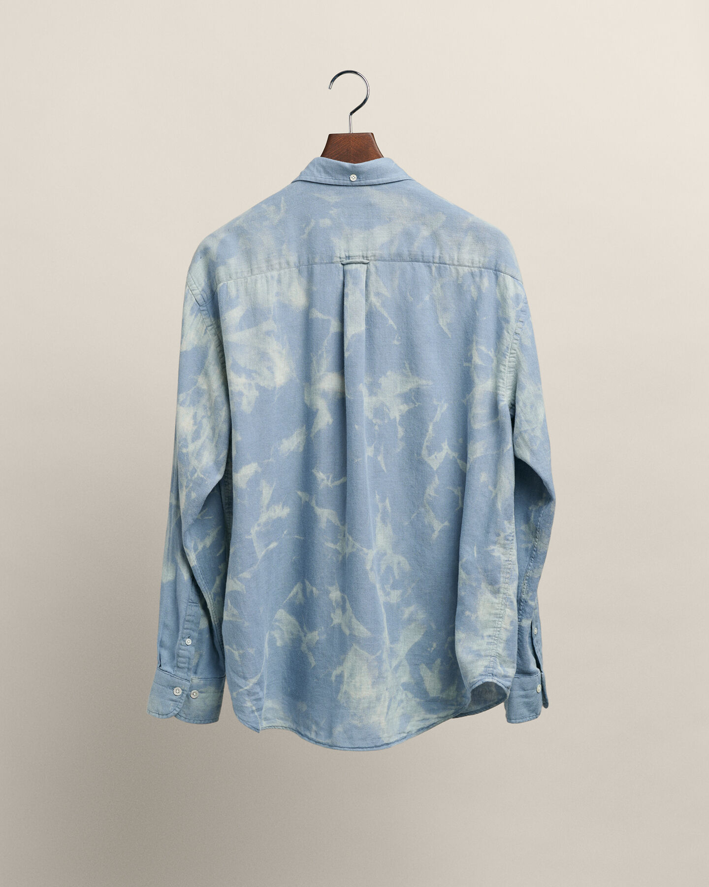 Wrangler x GANT Relaxed Fit Hemd aus Baumwolle und Wolle in ausgeblichener Optik