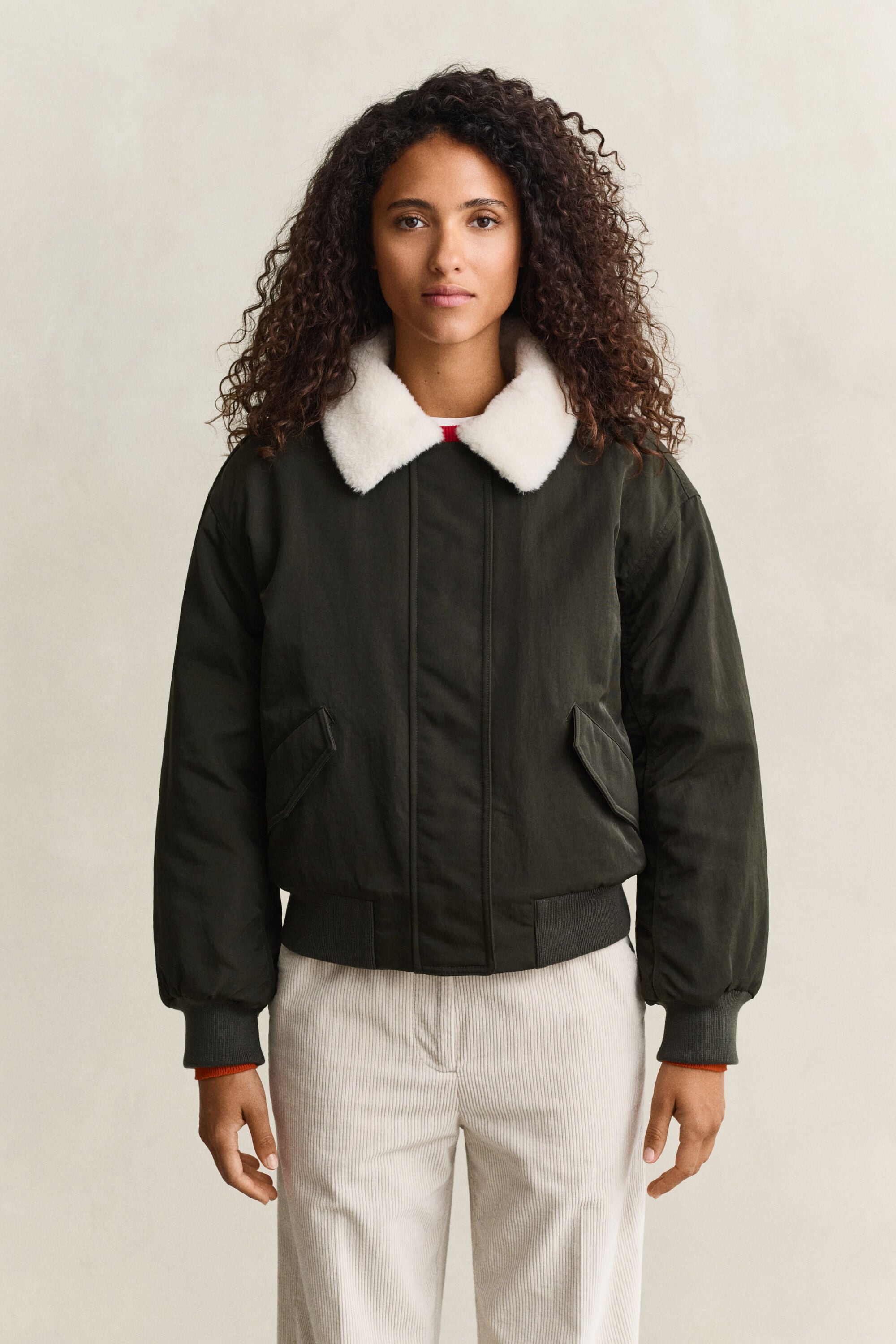 Wattierte Bomberjacke