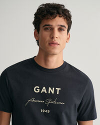 GANT Script Graphic T-Shirt mit Print
