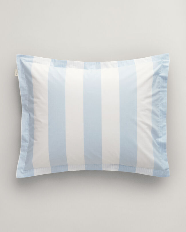 Perkal-Kopfkissenbezug mit Streifen