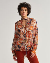 Paisley Schluppenbluse