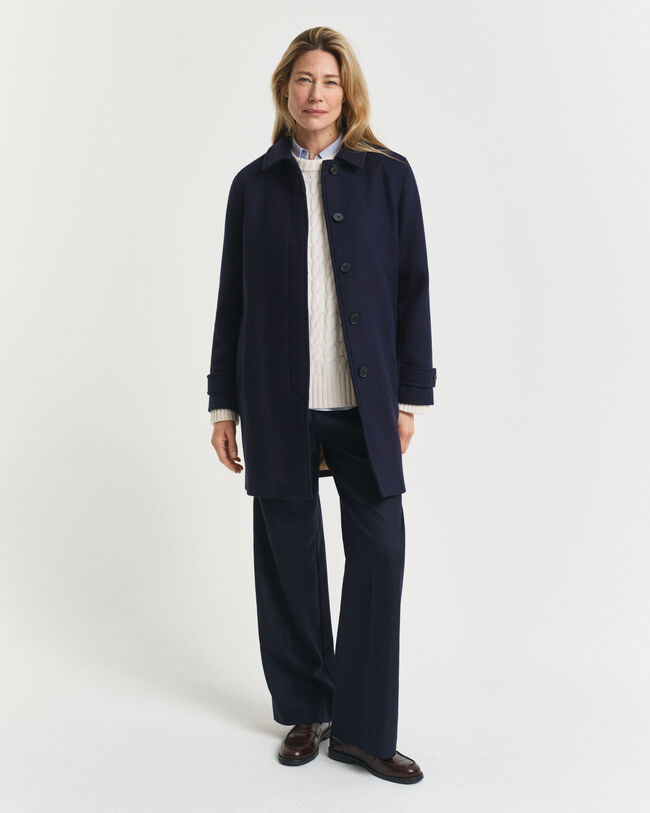 Kurzmantel aus Wollmischung