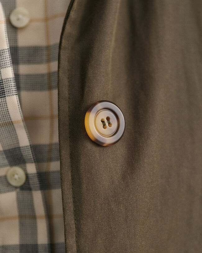 Gewachster Kurzmantel