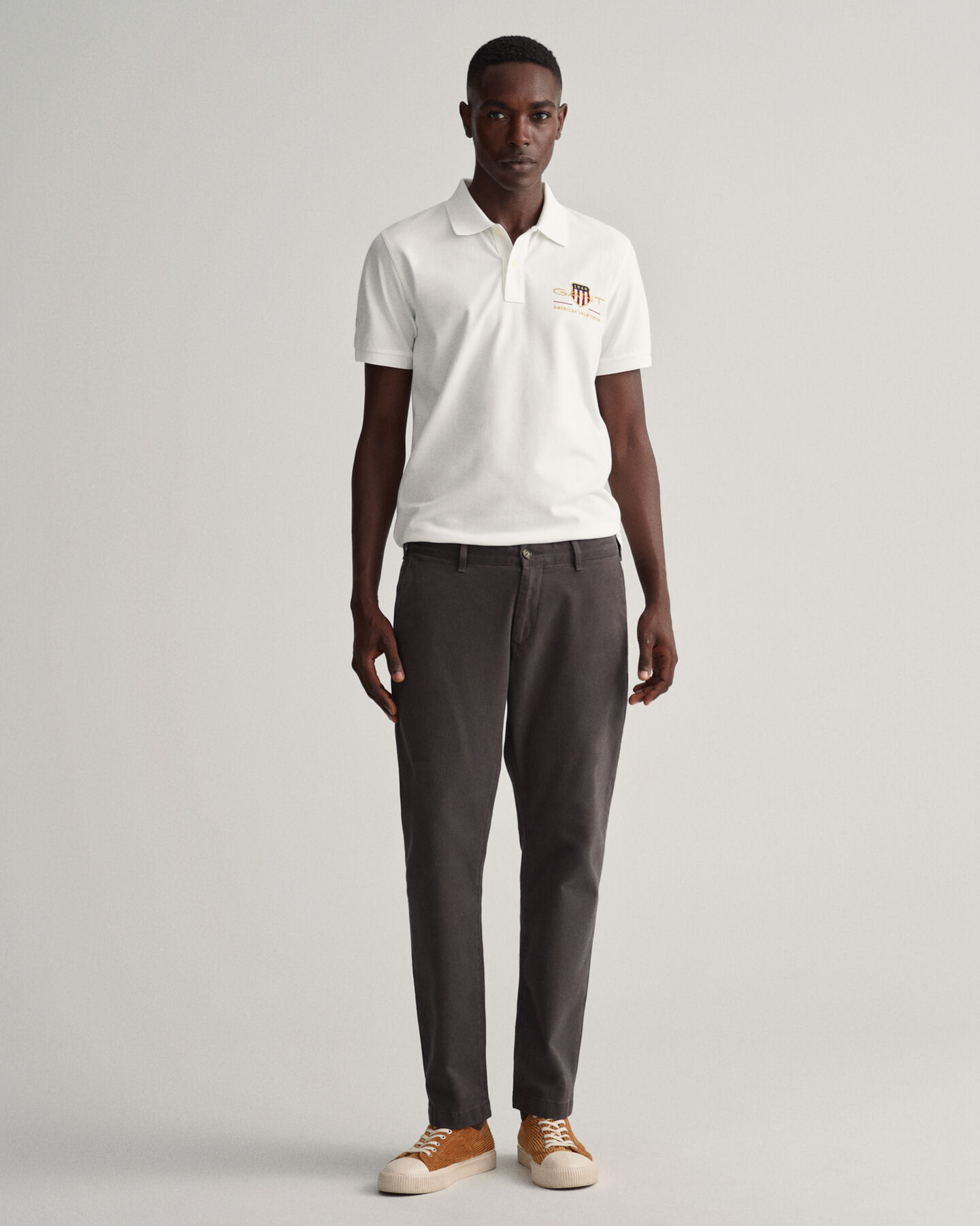 Hallden Slim Fit Comfort Super Chinohose