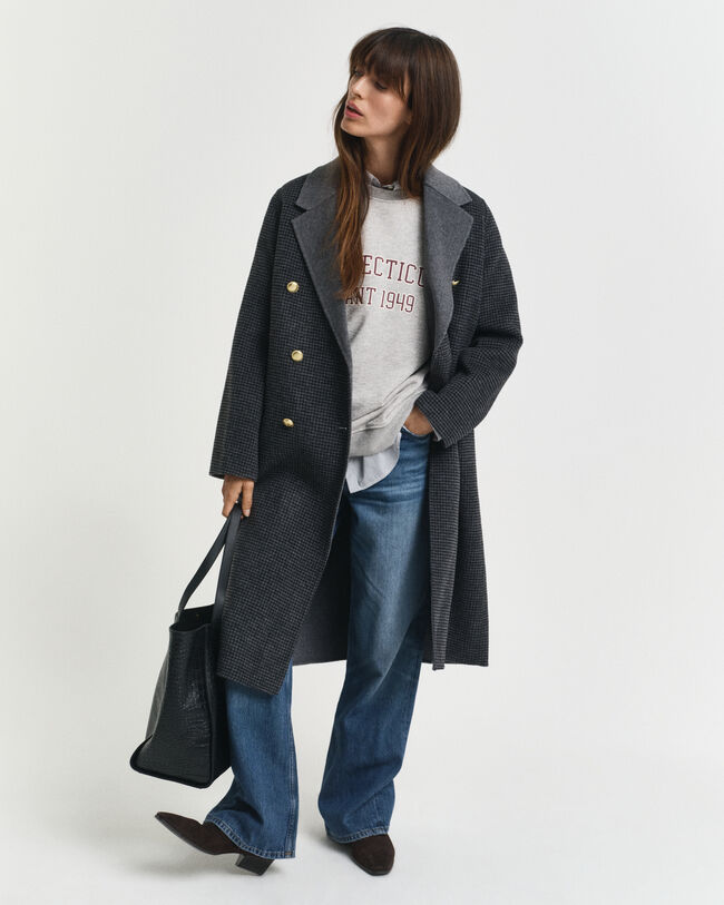 Rundhals-Sweatshirt mit Print