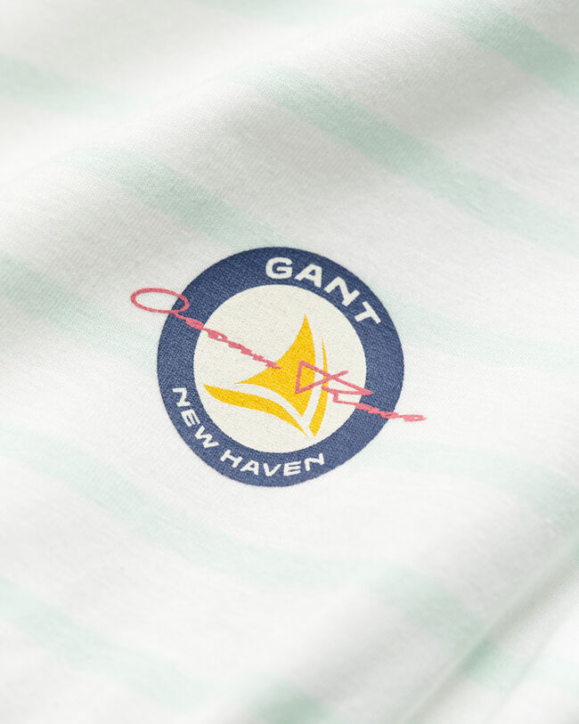 Girls T-Shirt-Kleid mit Streifen