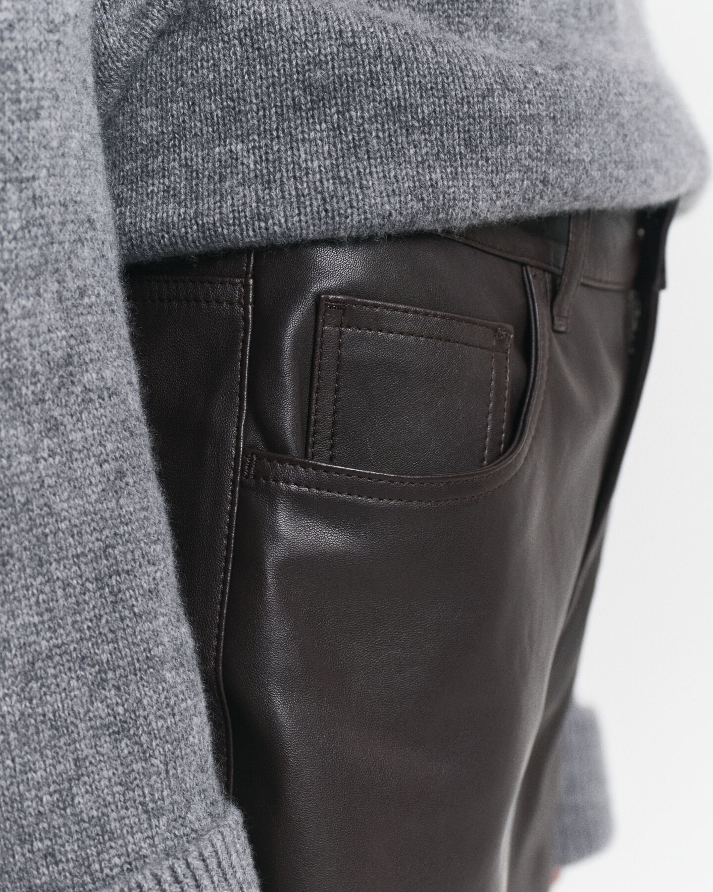 Lederhose im 5-Pocket-Design
