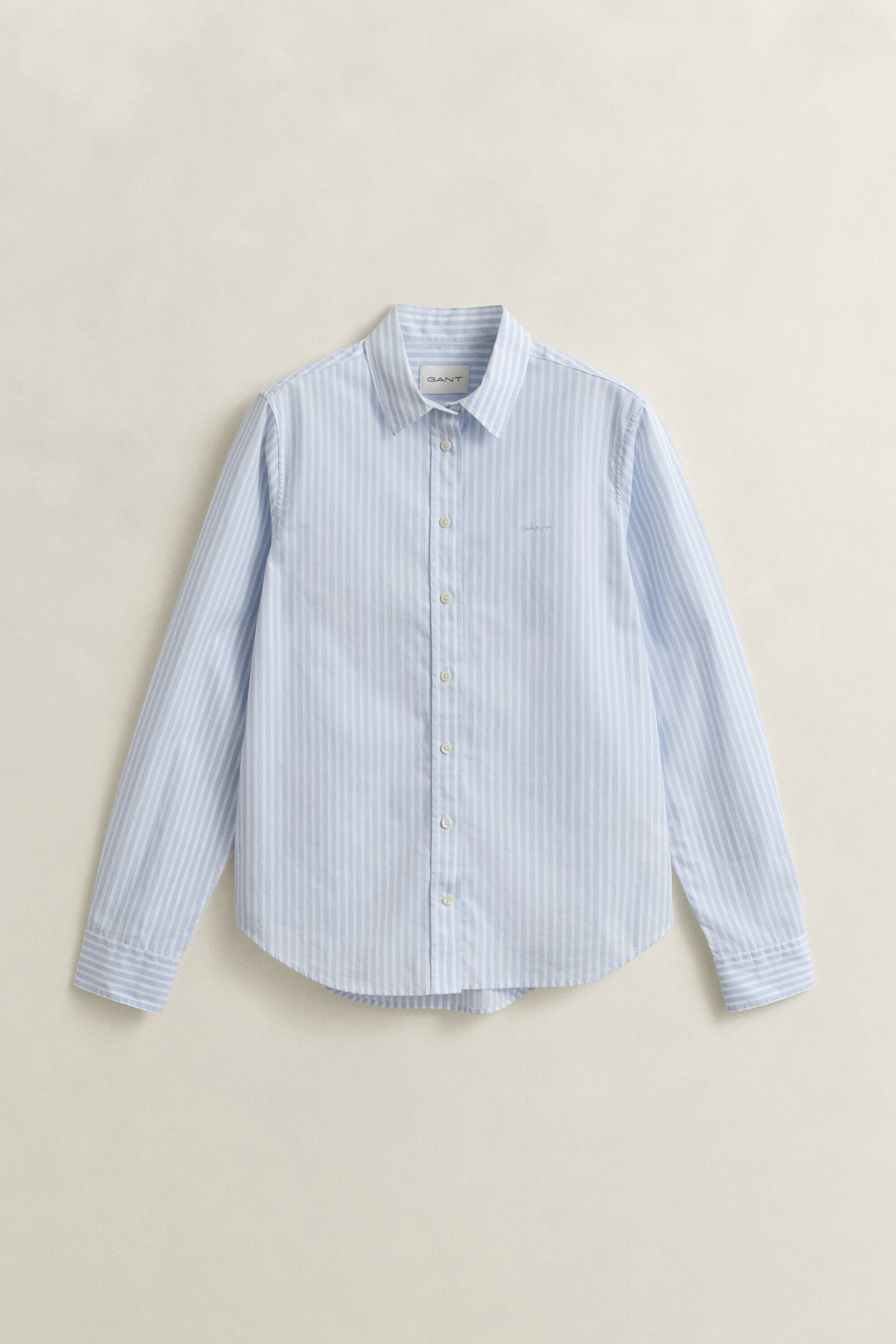 Regular Fit Classic Popeline-Bluse mit Streifen