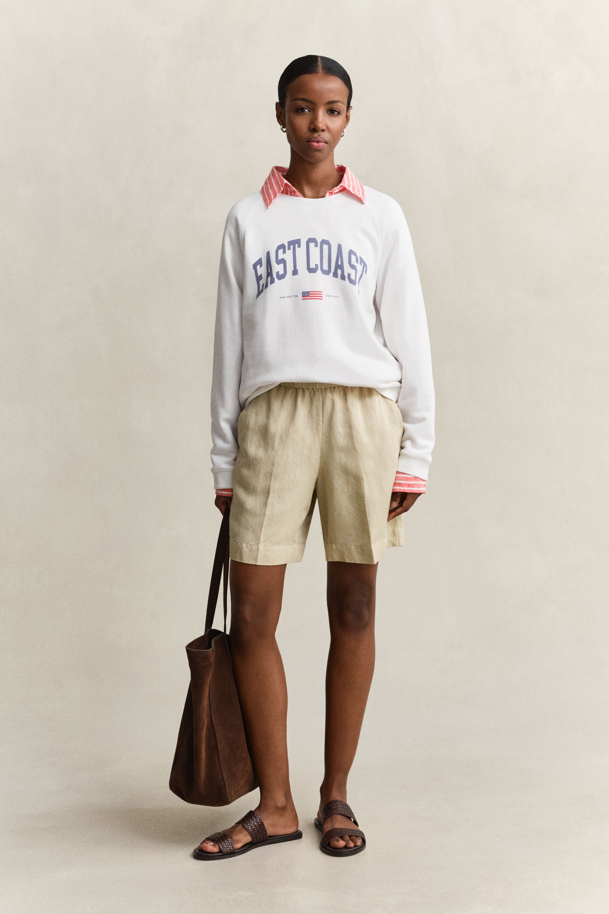 Rundhals-Sweatshirt mit Grafik-Print