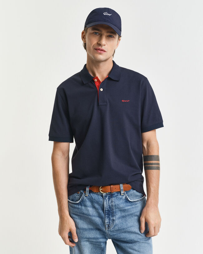 Kontrast Piqué Poloshirt