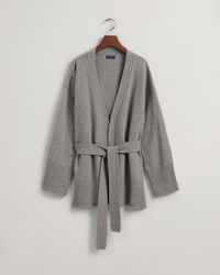 Lounge Wickelstrickjacke