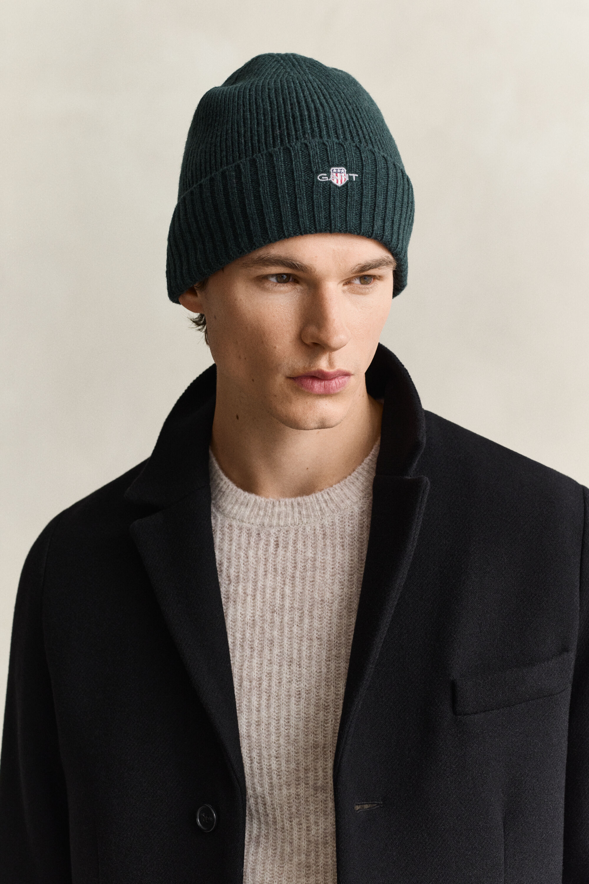 Shield Beanie aus Wolle