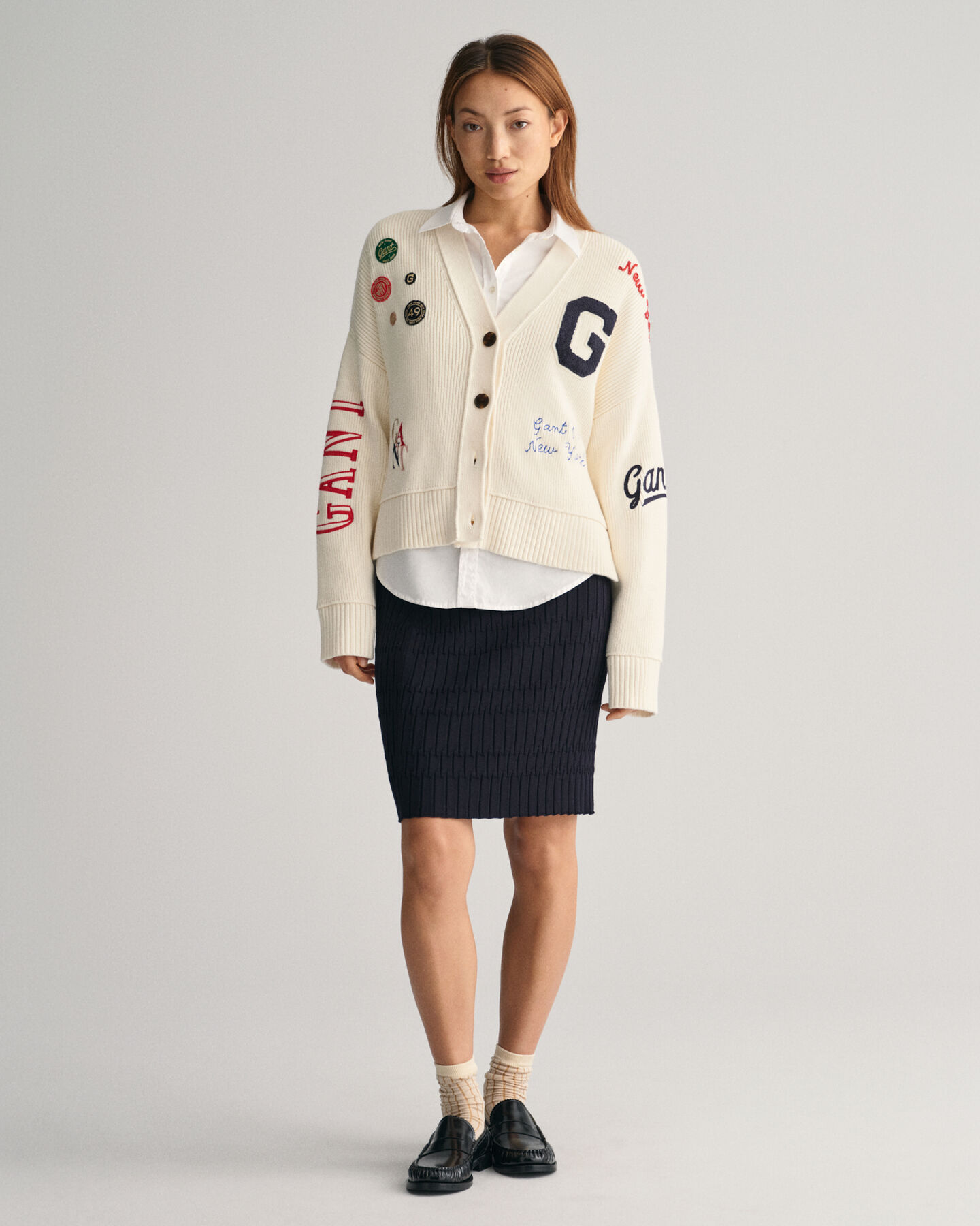 Strukturierter Strickrock