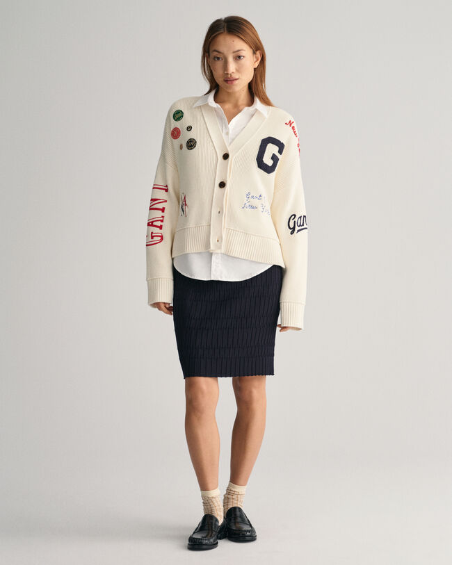 Strukturierter Strickrock