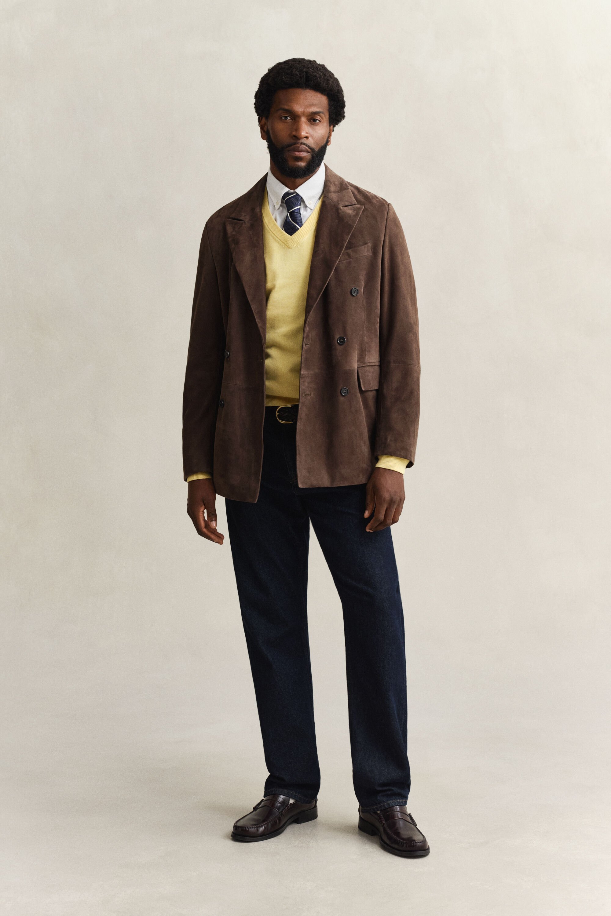 Klassischer V-Neck Pullover aus Baumwolle