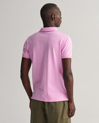 Piqué Poloshirt mit Kontrastkragen