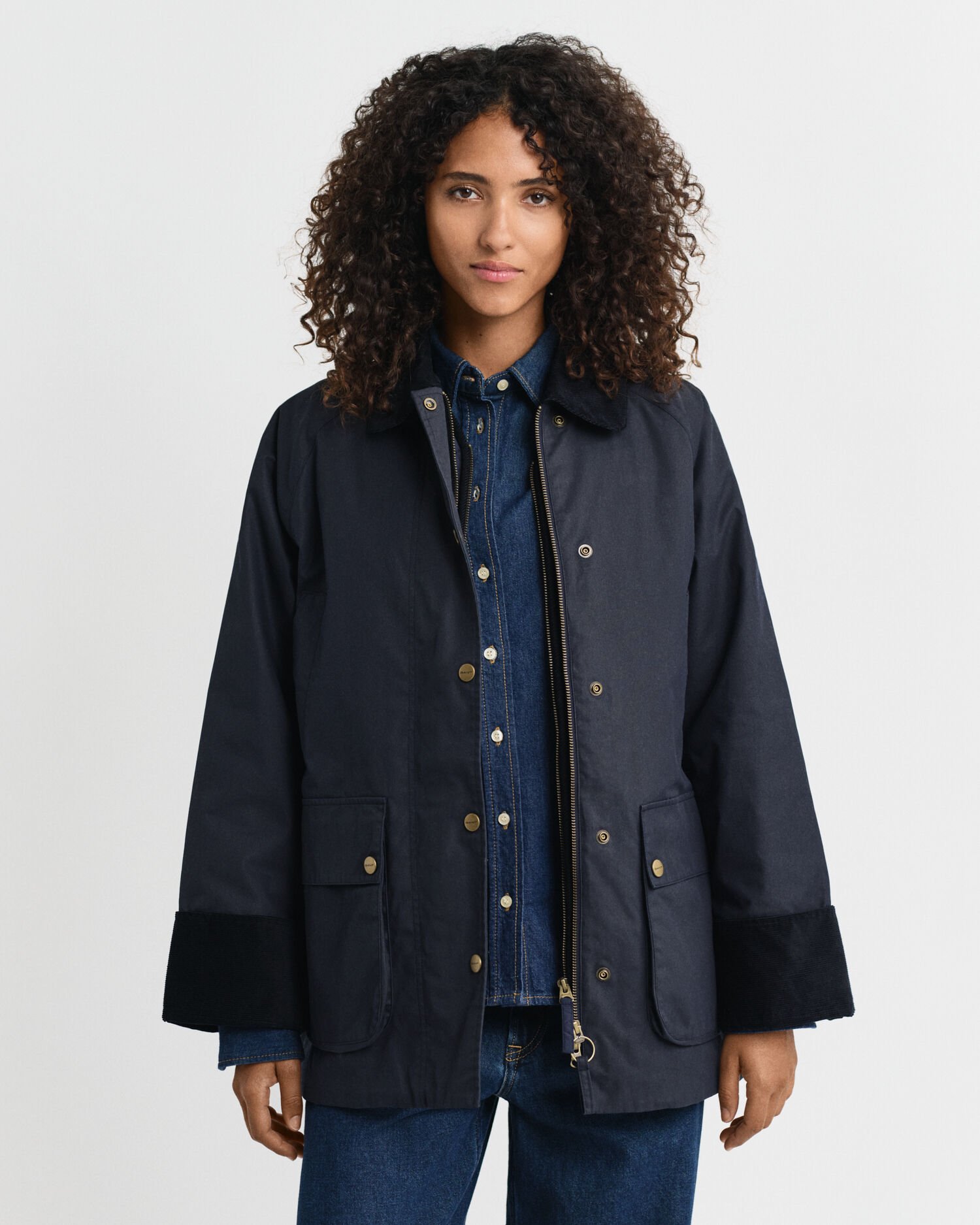 Waxed Cotton Double Decker Jacke