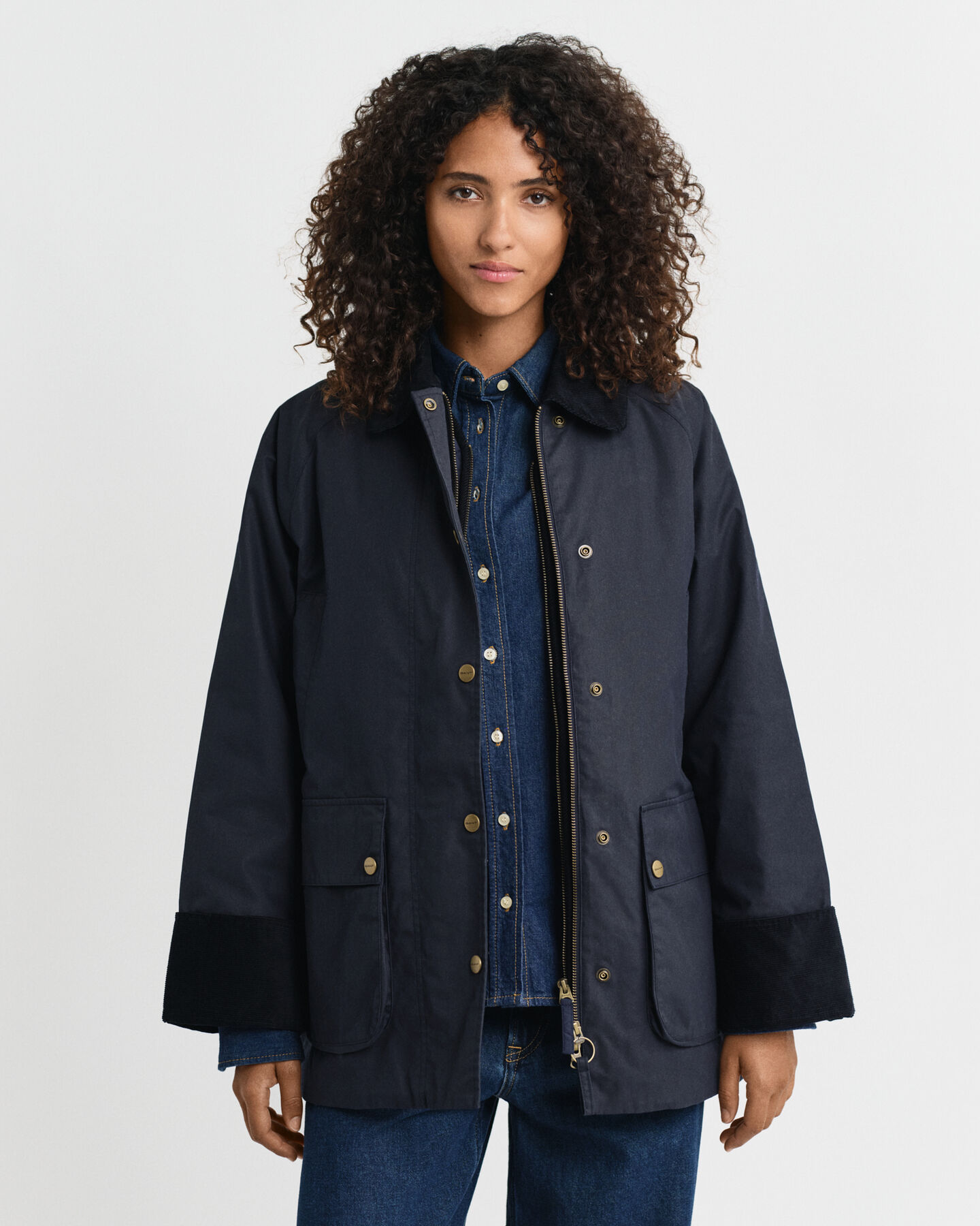 Waxed Cotton Double Decker Jacke