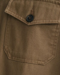 Hemdjacke aus gebürstetem Twill