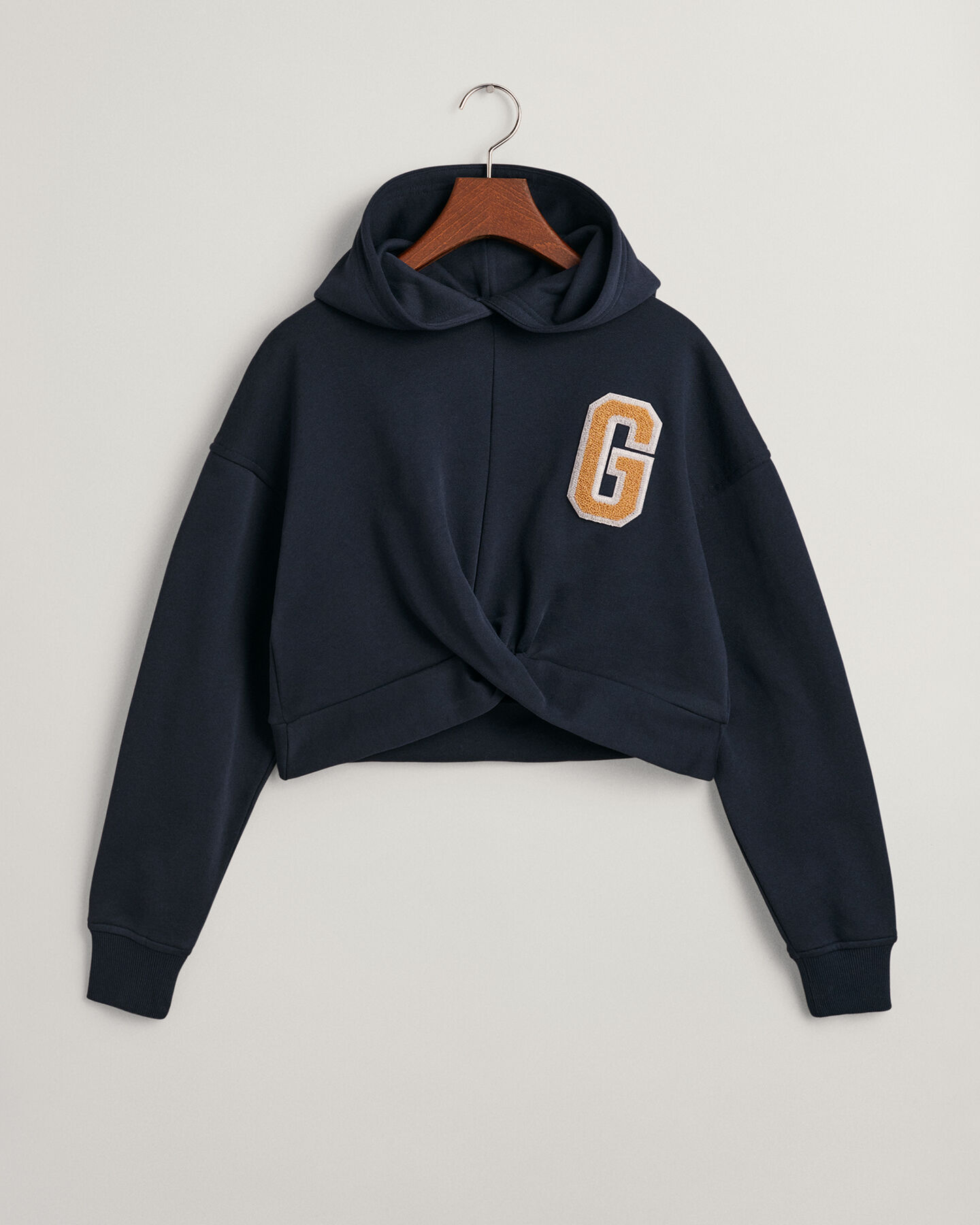 Teen Girls Hoodie mit gedrehtem Detail