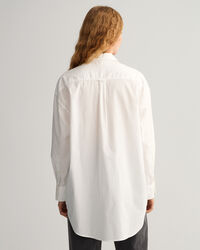 Oversized Oxford-Bluse