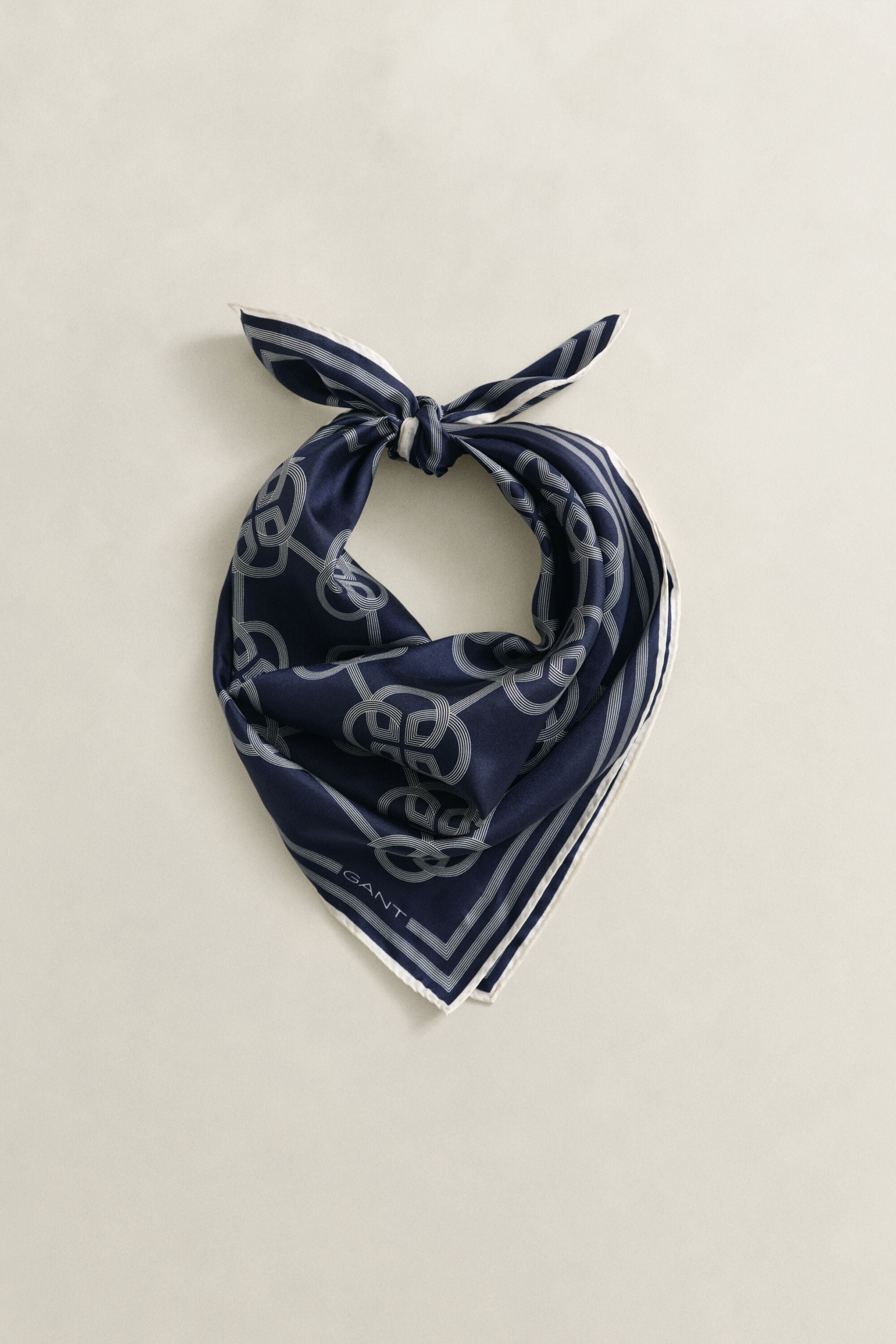 Monogram Seidentuch mit Print