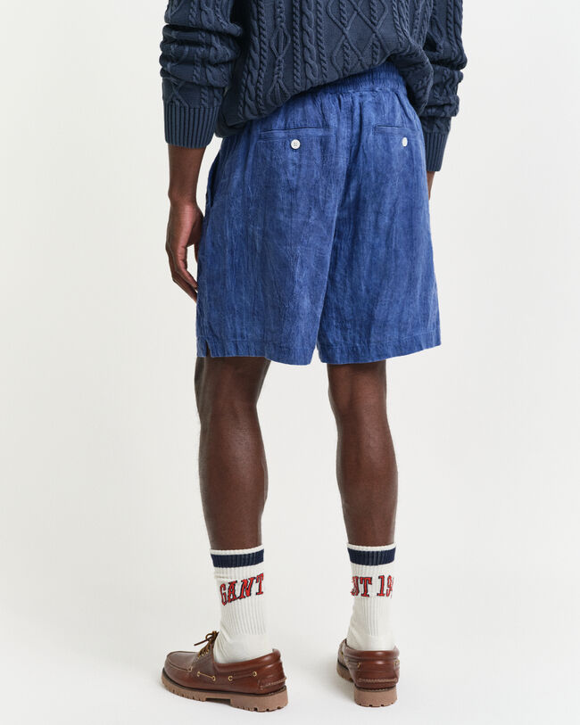 Relaxed Fit Resort Shorts aus Leinen