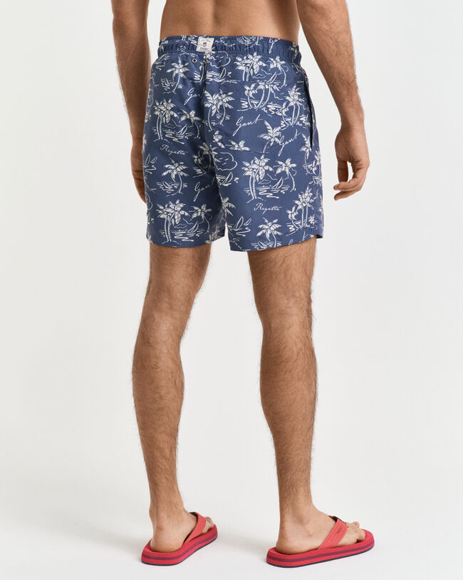 Island Print Badeshorts