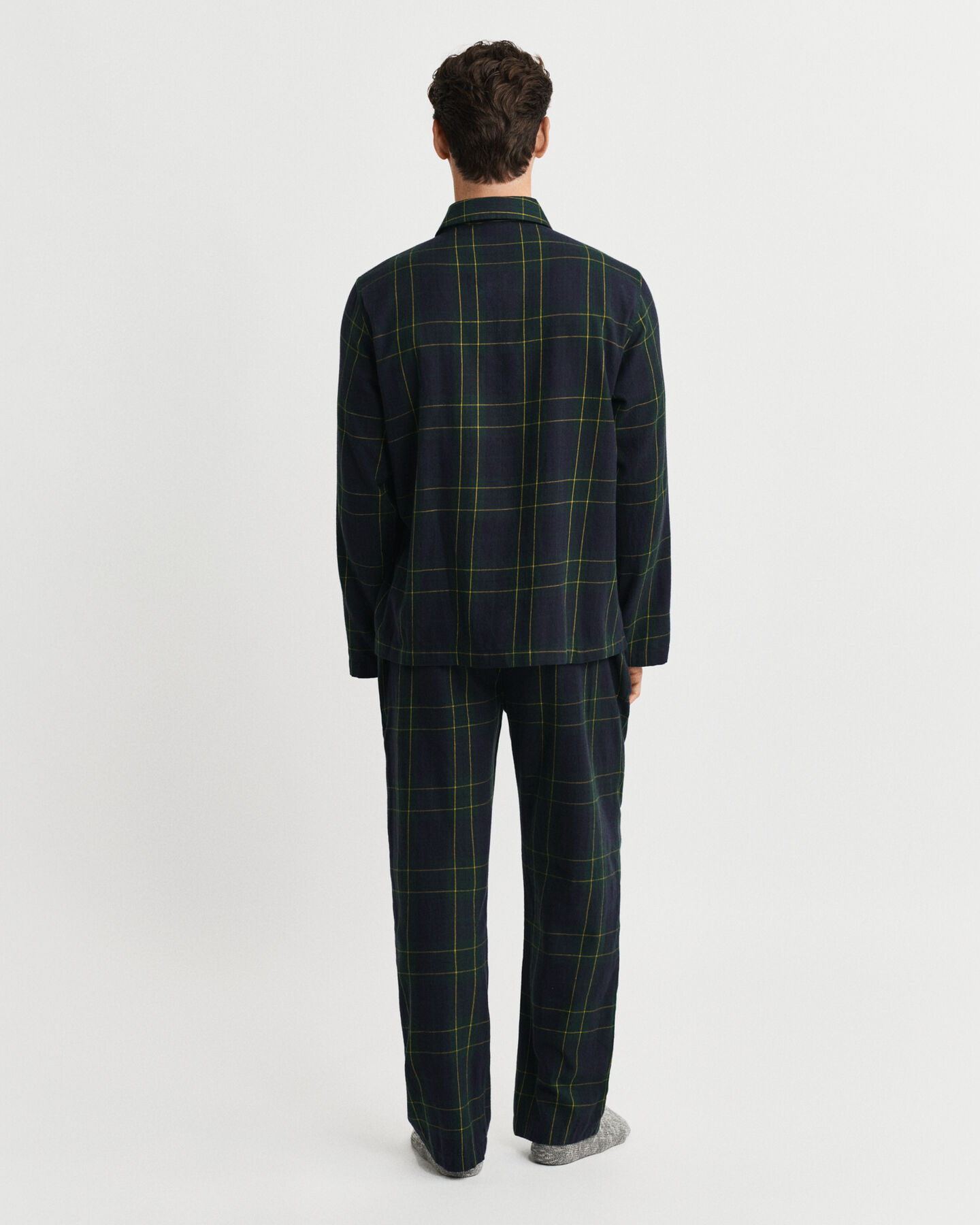 Flanell-Pyjama mit Karomuster in Geschenkbox