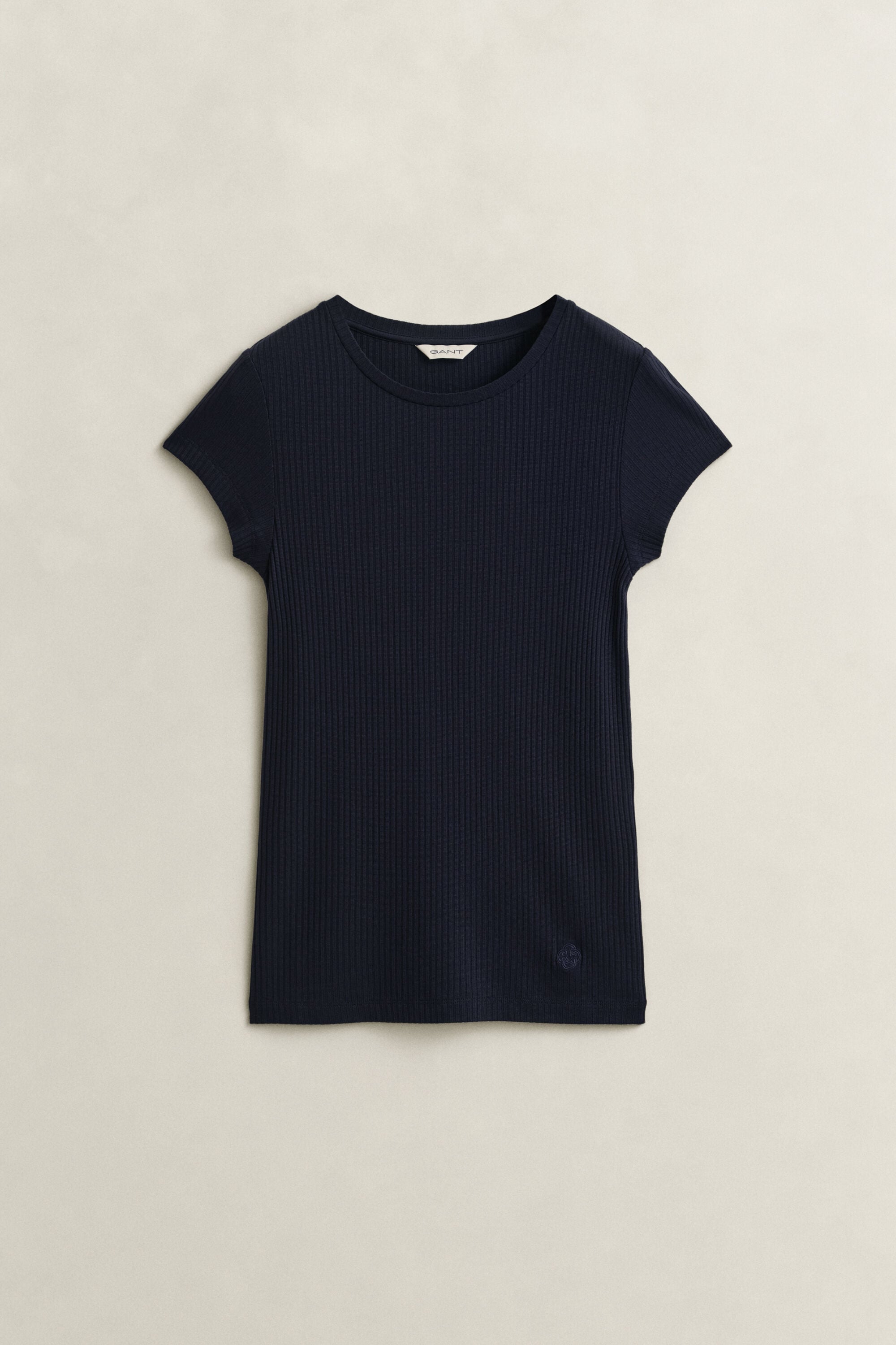 Geripptes Slim Fit T-Shirt