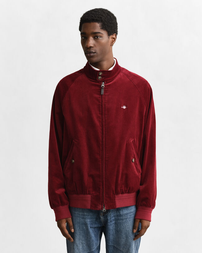 Harrington Jacke aus Cord