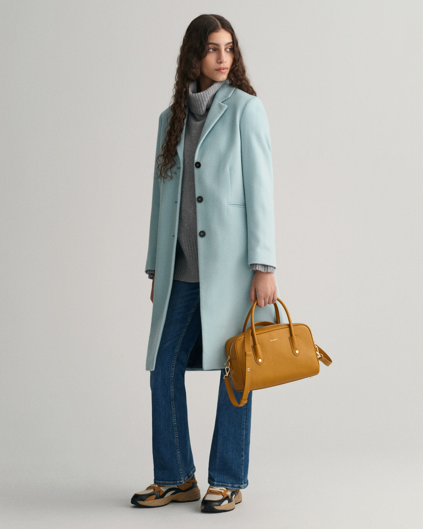 Eleganter Wollmix Mantel