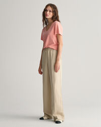 Relaxed Fit Leinenmix Pull-On Hose
