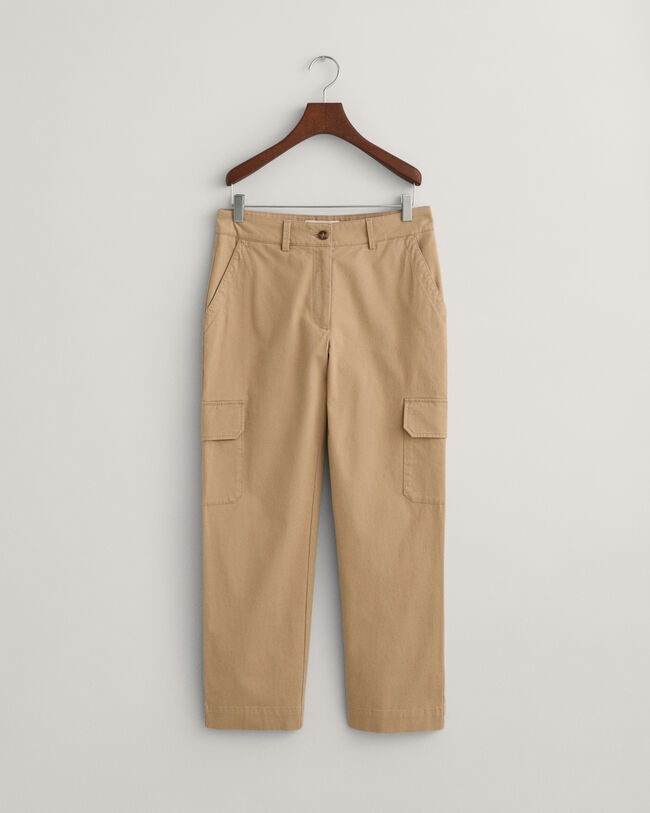 Slim Fit Cargo Chinohose
