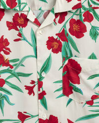 Pure Prep Relaxed Fit Kurzarm-Hemd aus Lyocell mit Blumenprint