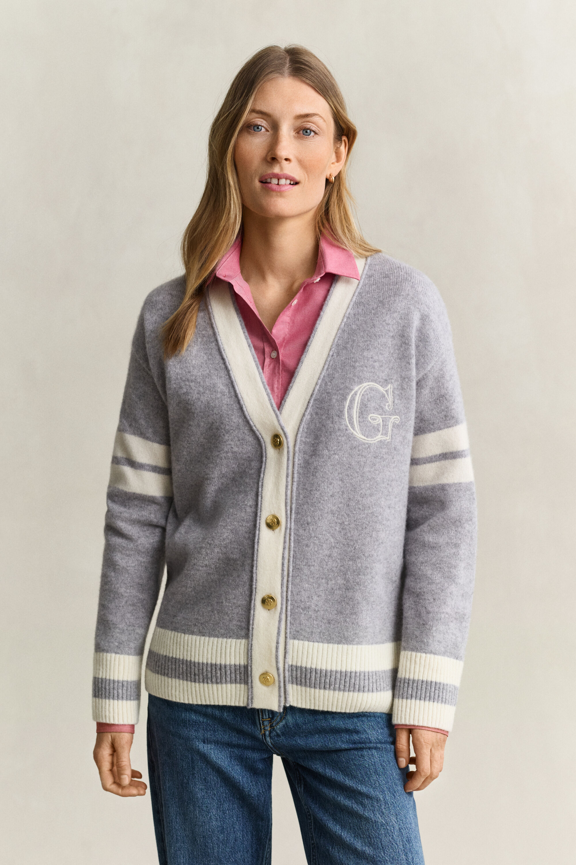 Gant Varsity Strickjacke